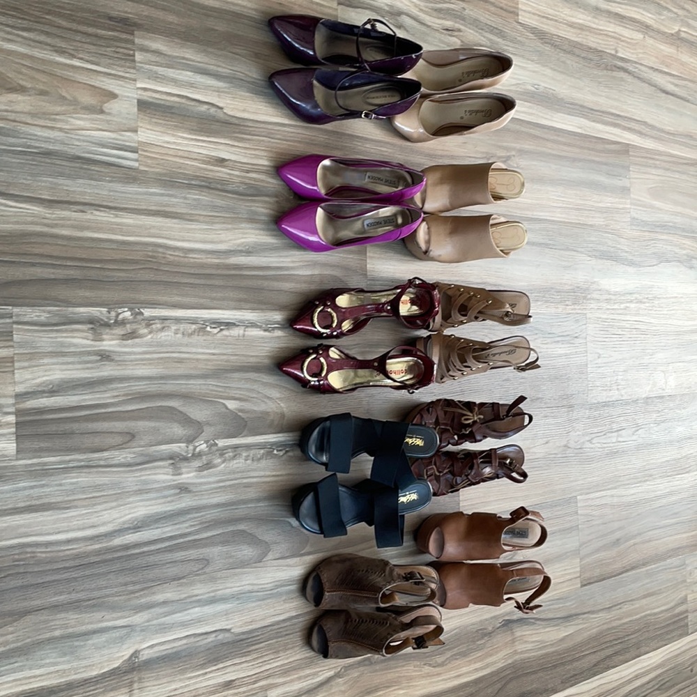All size 6 heels